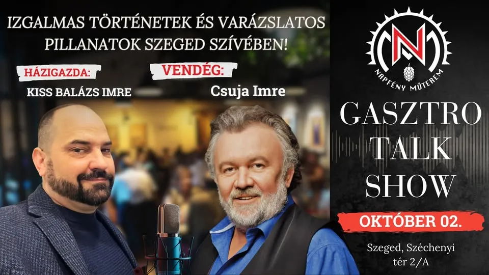 🎭 GasztroTalkShow 6.0 – Csuja Imre 🎭