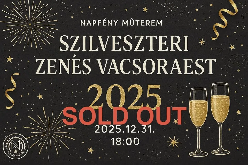 ‼️TELTHÁZ‼️SZILVESZTERI ZENÉS VACSORAEST
